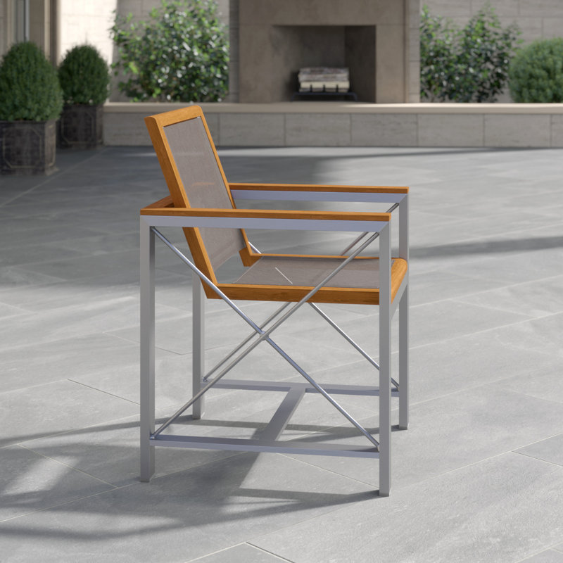 Ibiza Outdoor Dining Armchair, No, Black