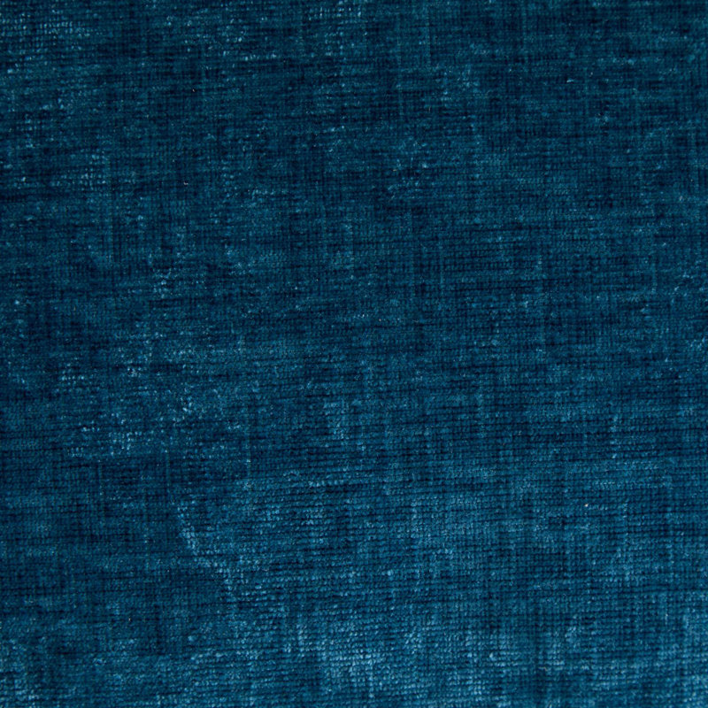 Canapé modulaire 3 places en chenille avec coussin moelleux, Chenille bleu