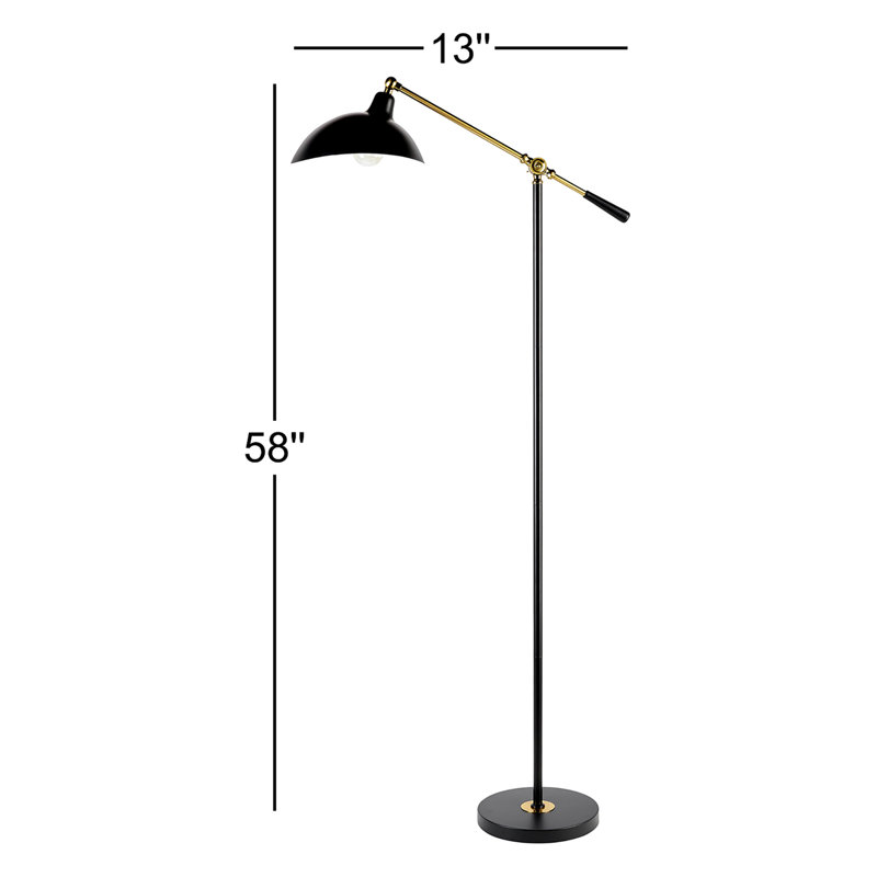 Devens 58'' Matte Task Floor Lamp