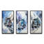 «Turquoise Semi Truck Arctic Hauler», 3 pièces sur toile-1607293442-1607293440