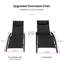 3 pcs Outdoor Chaise Lounge Set Oversized Aluminum Patio Set with Side Table-1814314771
