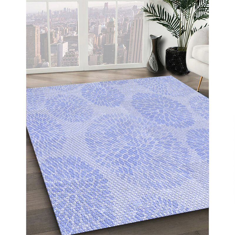 Floral Indoor Rug, Square 6'