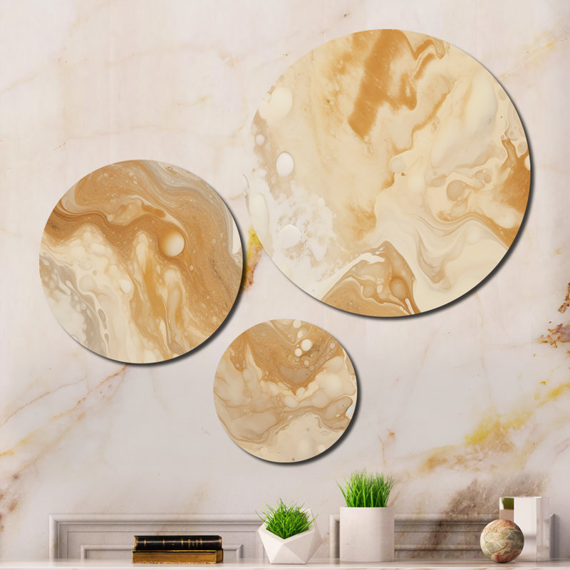 Abstract Wall Decor on Metal