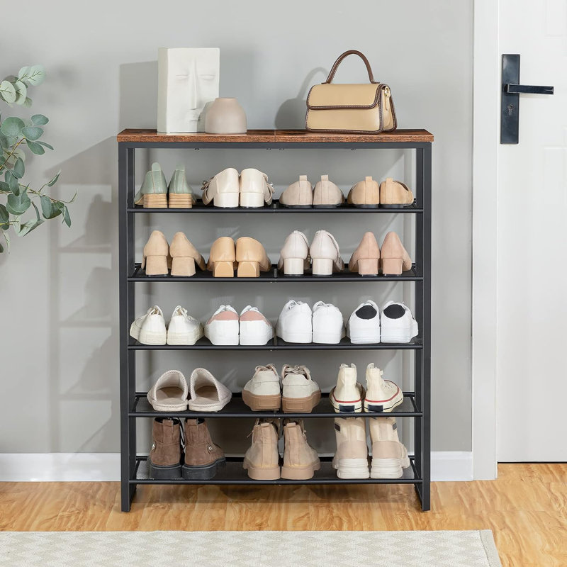 6 Tier 24 Pair Shoe Rack