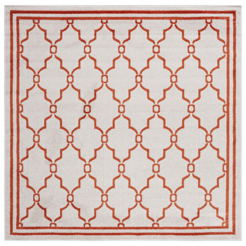 Amherst Performance Geometric Rug, Square 7'