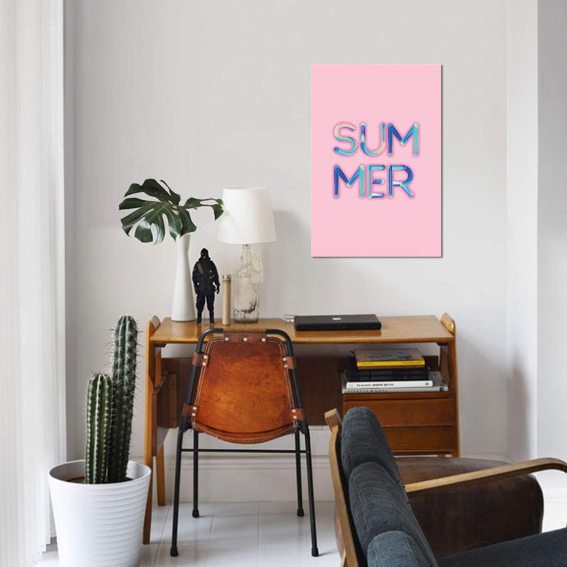" Summer " by Emanuela Carratoni, 18" H x 12" W x 1.5" D, No Mat, Wrapped Canvas