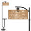 176cm Matte Tray Table Floor Lamp