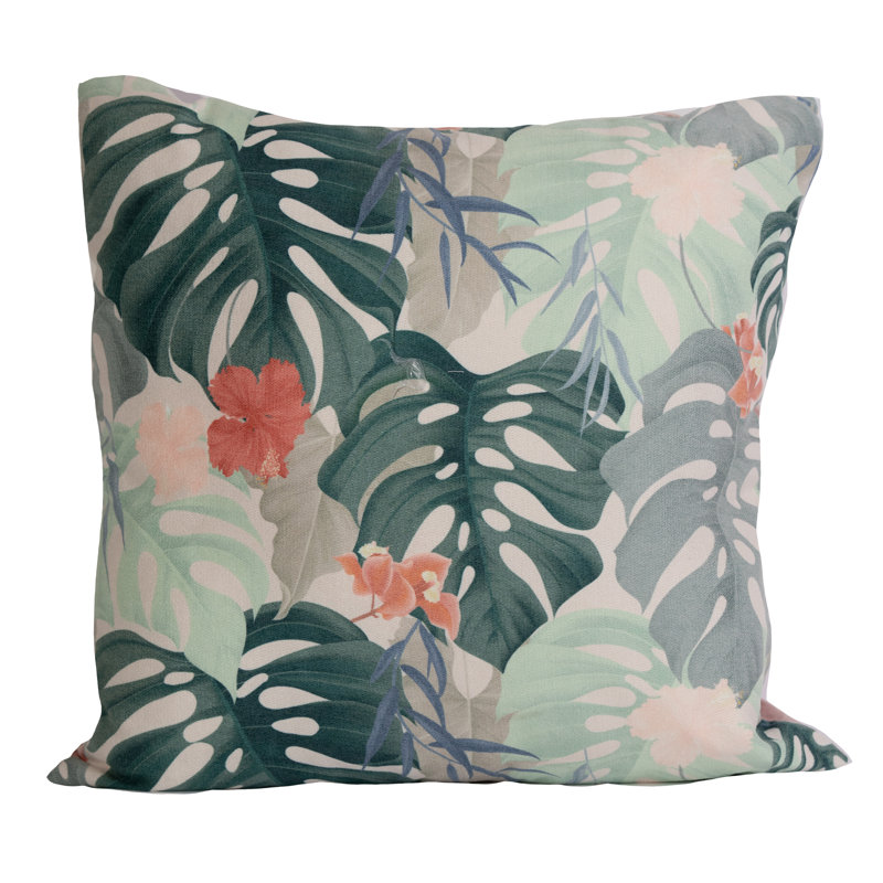 Monstera Throw Pillow