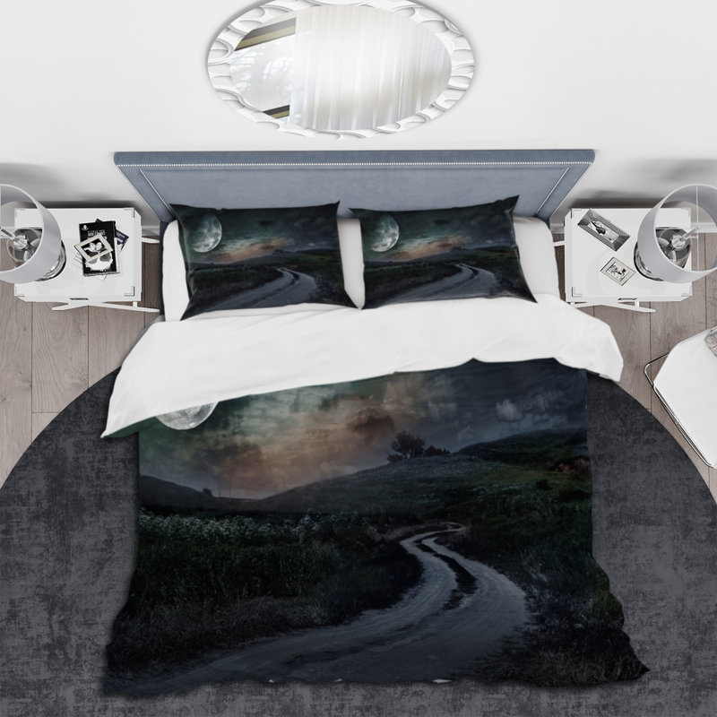 Ensemble de housse de couette Nautical, Housse de couette pour grand lit + 2 taies décora