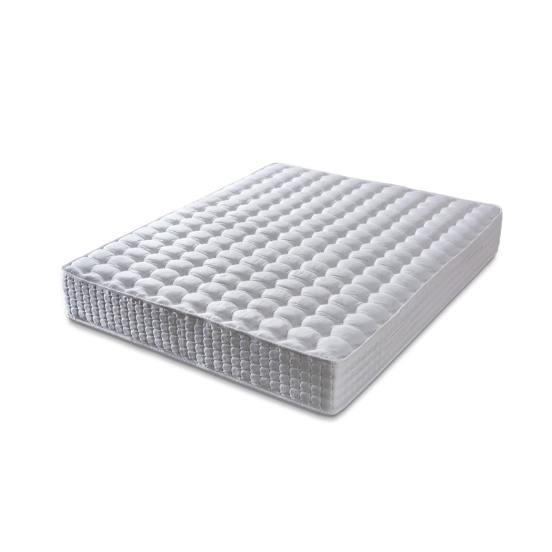Premium Pocket Spring Mattress, White, 47.2 x 78.7 x 11.8 inches | Fire Retardant FR Saten Fabric Cover, Assembled | Exceptional Comfort & Support for a Restful Night's Sleep, Ideal for All Sleep Positions