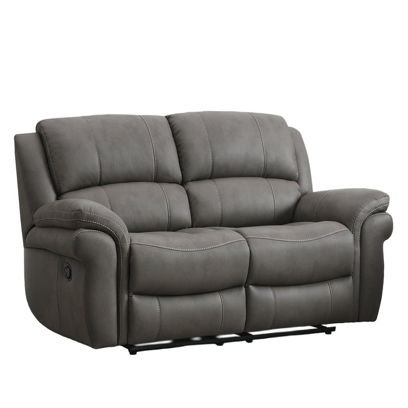 Bettymae 2 Seater Reclining Loveseat, Grey