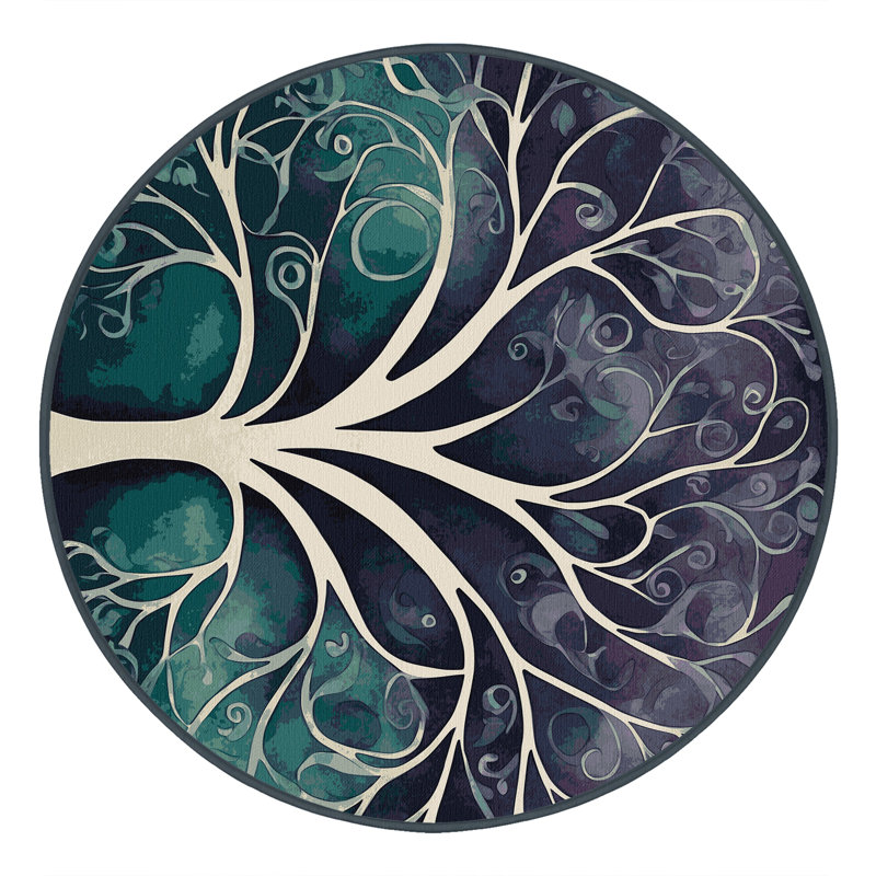 Verdant Reverie Rug, Round 8'