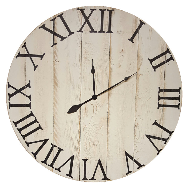 Mascolo Wood Wall Clock, Large