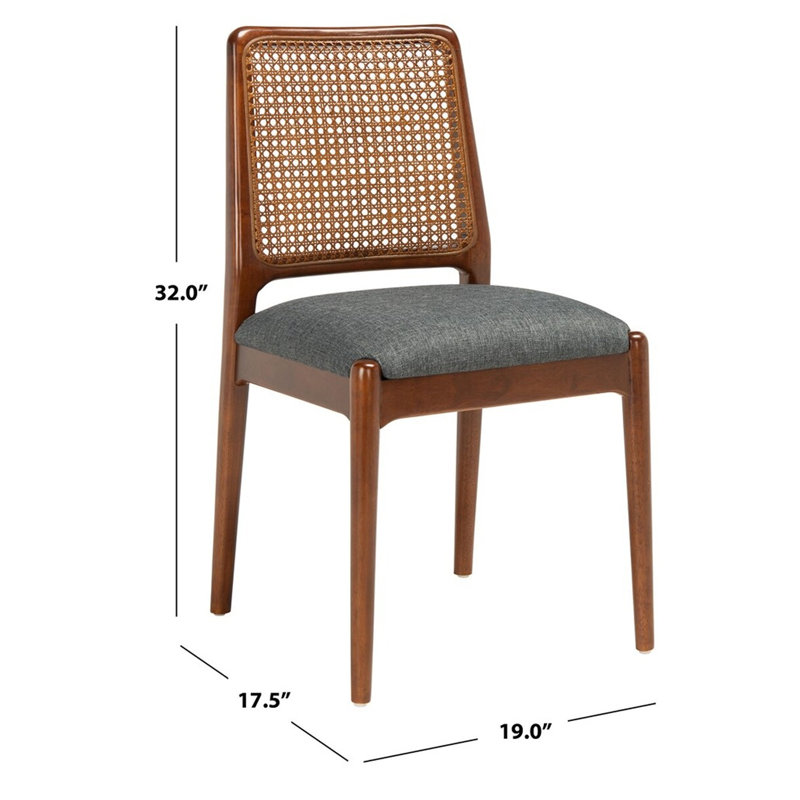 Chaise d'appoint Molinari, Brun / gris