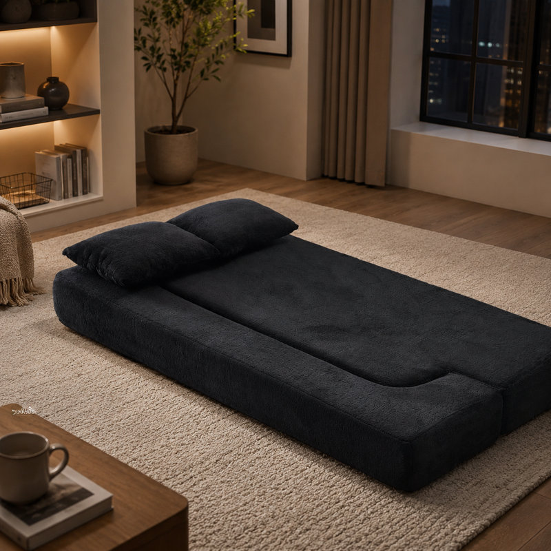 Canapé-lit pliant Modern Modern, Black