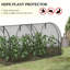 Tentes et abris de camping durables, conception en acier PEHD noir, protection de jardin
