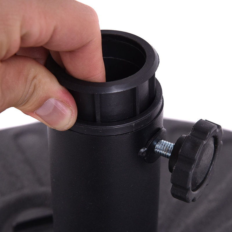 Base de parasol ronde remplie d'eau 20 po 23L