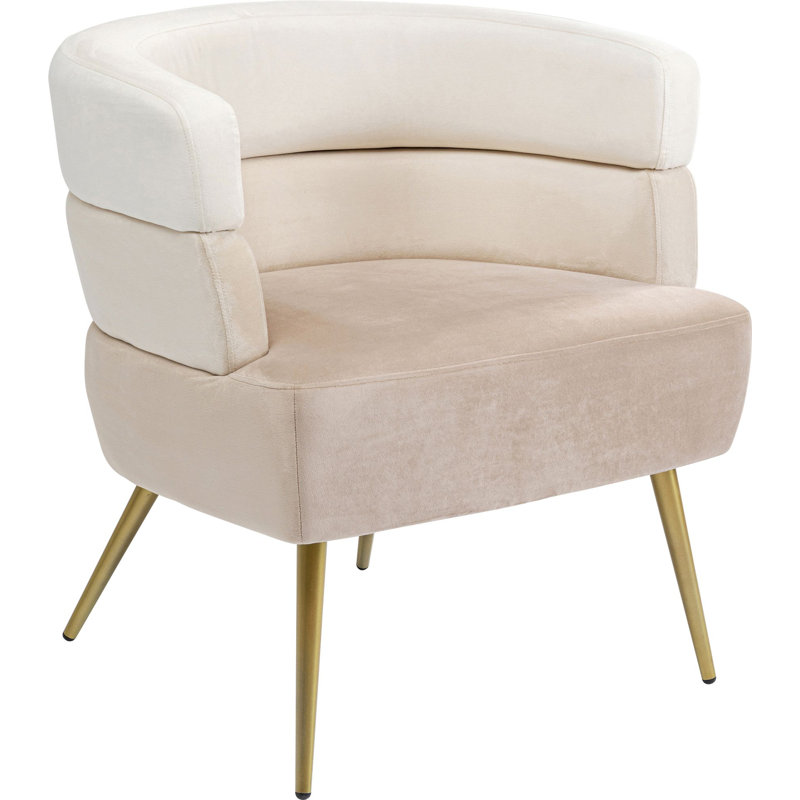 Armchair Sandwich, Gold, Cream