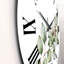 Bouquet de Noël avec branches d'eucalyptus - Horloge murale traditionnelle-60187708
