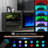 Glenyce TV Stand for TVs up to 88" with Fireplace Included-1771866607