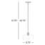 Luminaire suspendu cylindrique à 1 lumière Mulaney