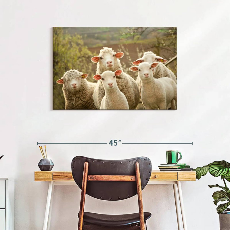 Stunned Sheep, 24" H x 36" W