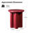 Messapian Modern Round Fully Assembled End Table with Enamel Finish-567136684