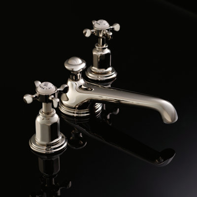 Edwardian Widespread Lavatory Faucet With Low Spout