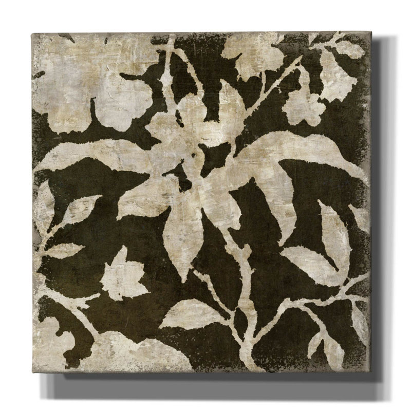 Art mural sur toile Winston Porter «Vintage Textile 1» par Suzanne Nicoll, H 18 po x l 18 po x P 0,75 po