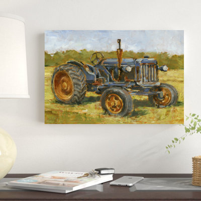 " Rustic Tractors III " by Ethan Harper Painting Print