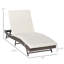 Chaise longue inclinable avec coussins Alvina-325852107