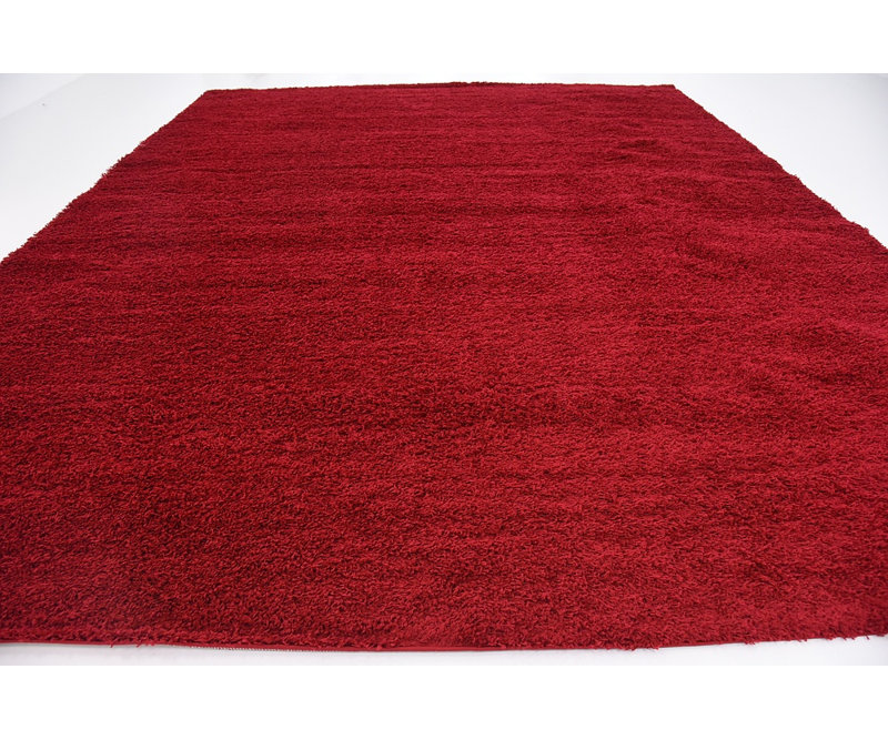 Tapis rouge cerise Angeline, Ovale 5 pi 3 po x 8 pi, Cherry Red