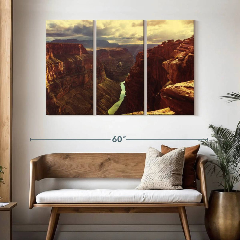Alvord Mighty Arizona River, H 32 po x l 50 po