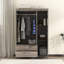 Armoire 3 portes avec 2 tiroirs