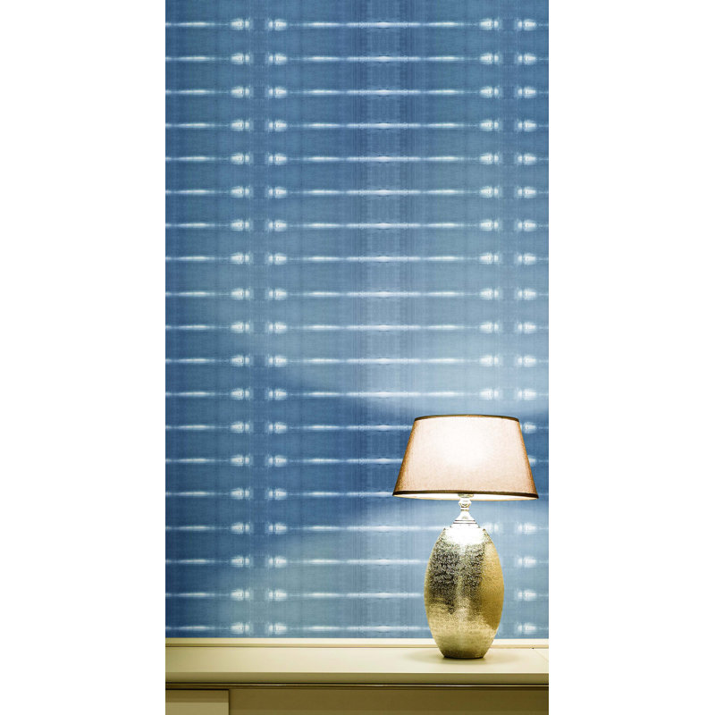 Abstract Wallpaper Roll, Indigo