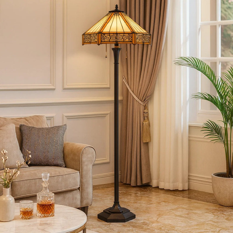 Lampe sur pied 60 po Alke