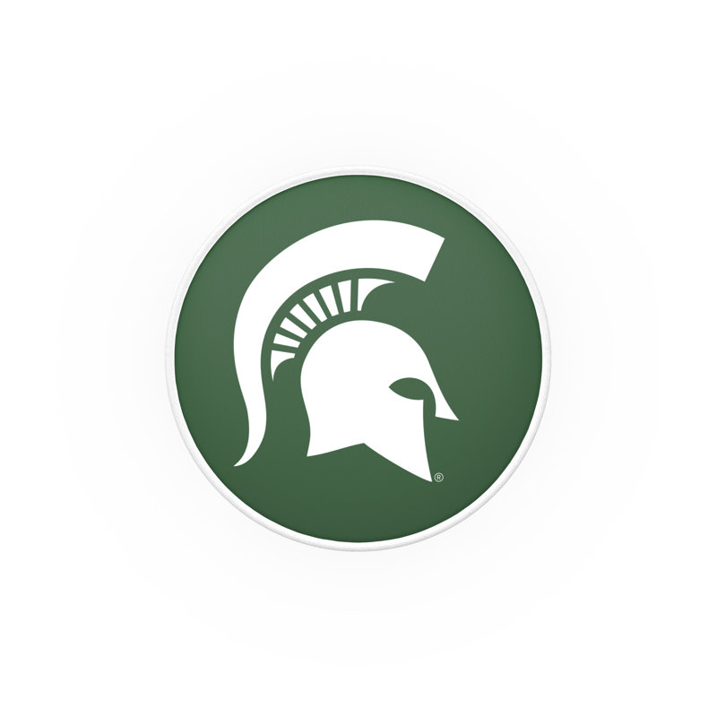 NCAA Swivel Bar & Counter Stool, Counter Stool (25" Seat Height), Michigan State