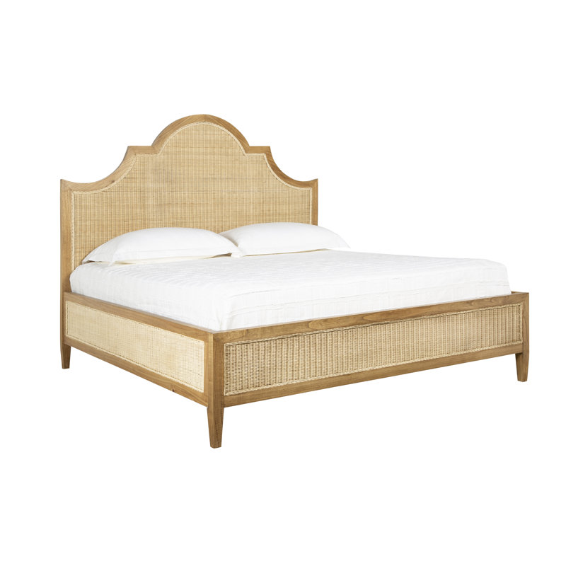 Furniture Classics Sherlock Mindi Wood & Rattan King Bed