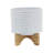 8" Textured Planter W/ Stand-648177774