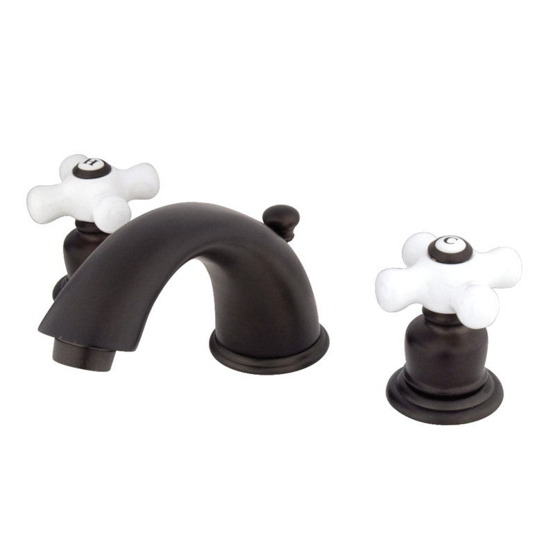 Robinet de salle de bain espacé Kingston, Bronze huilé