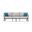 88" Wide Outdoor Patio Sofa