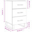 Mazari 40cm W Iron Bedside Table-1923137559