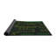 Tapis de zone vert foncé à motifs-1077411767