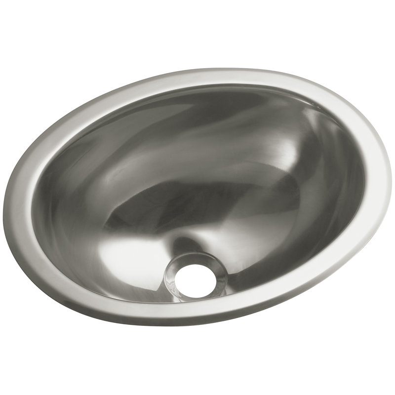 Évier de cuisine ovale 13,25 "x l 10,5"