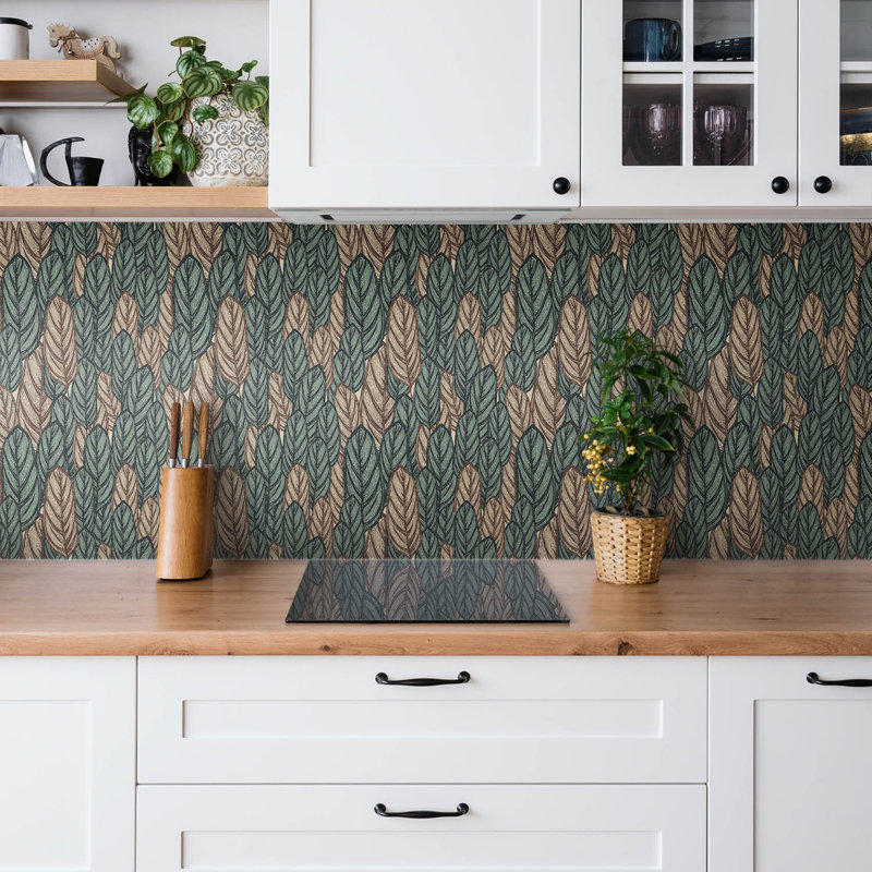 Haviland 30cm x 30cm PVC Mosaic Tile in Green