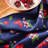 DRAPER JAMES Cherry Blossom Kitchen Towel 3-Pack Set, Absorbent 100% Cotton, Navy/Red, 17"x28"