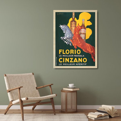 Art Direct Cappiello, Leonetto Gallery, art sur toile tendue: Florio e Cinzano, 1930