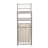 2-Shelf Steel Storage Shelf Unit with Hamper