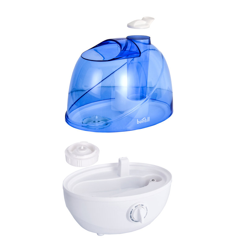 Humidificateur ultrasonique à vapeur froide 0,6 gallons avec humidistat réglable Bontill
