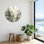 Paysage, nature, ruisseau, forêt, montagnes, arbres, brouillard, chiffres romains, horloge, verre ultra transparent